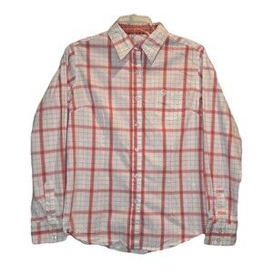 Wrangler Women’s George Strait For Her Plaid Button Up Shirt Western Sz S